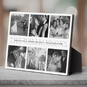 Modern Elegant Wedding Keepomwille Foto Collage Fotoplaat