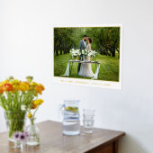 Modern Elegant Wedding Photo Gold Folie Afdrukken (Laag (Keuken))