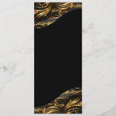 Modern Elegant Wedding Programme Programmakaart (Voorkant)