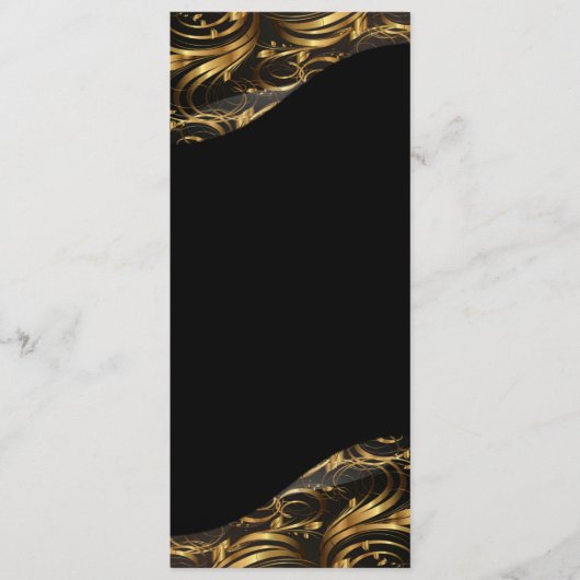 Modern Elegant Wedding Programme Programmakaart (Voorkant)