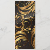 Modern Elegant Wedding Programme Programmakaart (Achterkant)