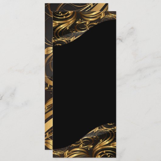 Modern Elegant Wedding Programme Programmakaart (Voorkant / Achterkant)