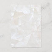 Modern Elegant Wedding QR Code Details Informatiekaartje (Achterkant)