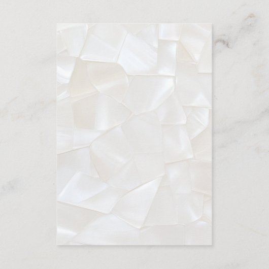 Modern Elegant Wedding QR Code Details Informatiekaartje (Achterkant)