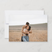 Modern Elegant Wedding RSVP Kaartje (Achterkant)