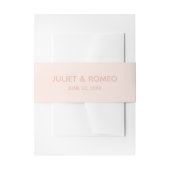 Modern Elegant Wedding Uitnodigingen Wikkel (Voorkant Voorbeeld)