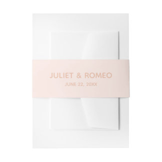 Modern Elegant Wedding Uitnodigingen Wikkel