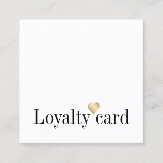 Modern Elegant White Gold Heart Beauty Loyalty (Voorkant)