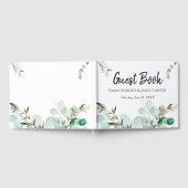 Modern Elegant Wit Gastboek Gastenboek (Volledig)