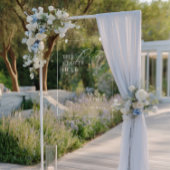 Modern Elegant Wit Huwelijk Acryl Welkom Teken Acryl Bord