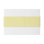 Modern Elegant Yellow Uitnodigingen Wikkel (Achterkant Voorbeeld)