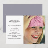 Modern Elegant Your Ewn Photo Vrijgezellenfeest Kaart (Voorkant / Achterkant)