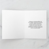 Modern Elegant Zwart en Goud Meneer en mevrouw Ker Kaart (Binnen)