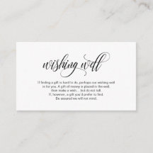 Modern elegant, zwart script, bruiloft wensen goed