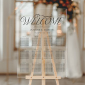 Modern Elegant Zwart Typografie Zitkaart Acryl Bord