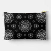 Modern Elegant Zwart & Wit Dot Art Patroon Etui (Achterkant)