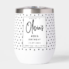 Modern Elegant Zwart & Wit Persoonlijk Naam Script