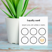 Modern Elegant Zwart Wit Vet Faux Goud Hart Vierkante Visitekaartje