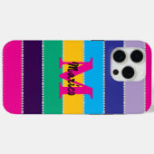 Modern elegante cute eenvoudige glanzende  Case-Mate iPhone case (Achterkant (horizontaal))
