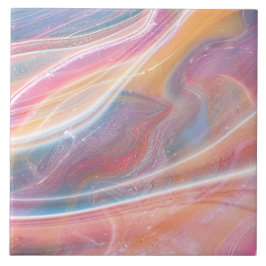     Modern Elegante Eenvoudige Klasse Marmer Roze  Tegeltje