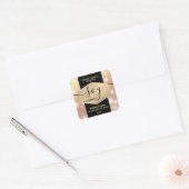 Modern elegante glans script soja kaars label (Envelop)