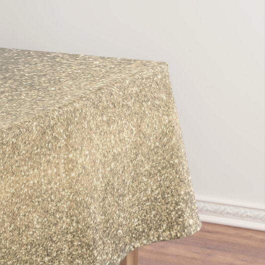 Modern elegante Glitter Simple Holiday Party Luxe Tafelkleed (Voorbeeld)
