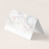 Modern elegante kleurrijke bokeh - Hartelijk dank Visitekaartje (Achterkant)