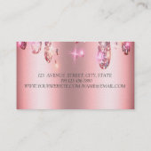 Modern elegante stijlvolle Lotus, Drop Visitekaartje (Achterkant)