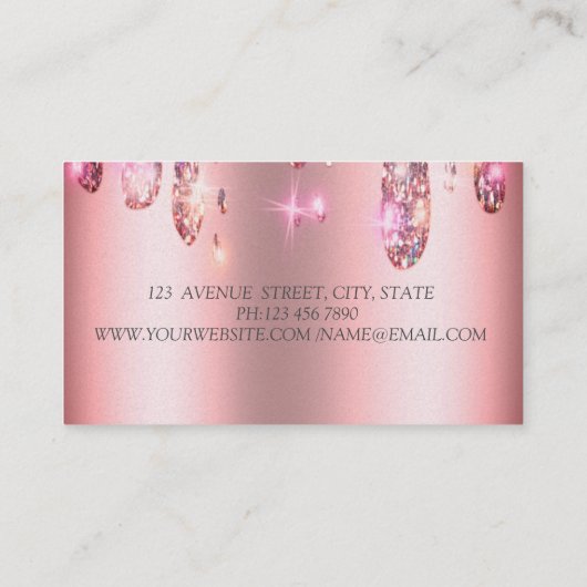 Modern elegante stijlvolle Lotus, Drop Visitekaartje (Achterkant)