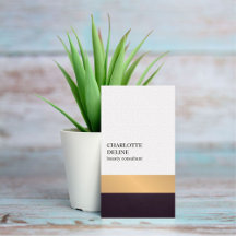 Modern elegante Stripes Beauty Consultant