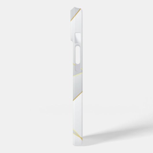 Modern Eligant retroline monogram Case-Mate iPhone Case (Achterkant / Links)