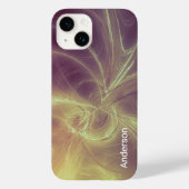 Modern Eligant retroline monogram Case-Mate iPhone Case (Achterkant)