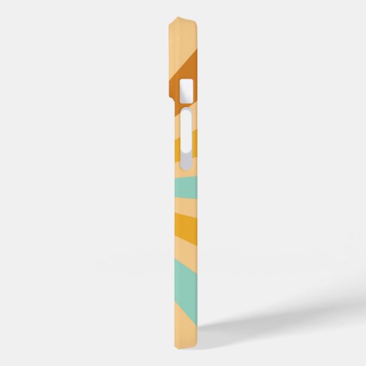 Modern Eligant retroline monogram Case-Mate iPhone Case (Achterkant / Links)