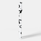 Modern Eligant retroline monogram Case-Mate iPhone Case (Achterkant / Rechts)