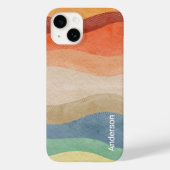 Modern Eligant retroline monogram Case-Mate iPhone Case (Achterkant)