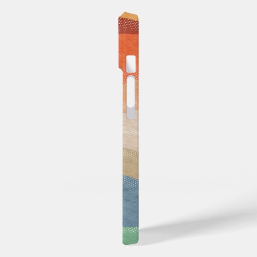 Modern Eligant retroline monogram Case-Mate iPhone Case (Achterkant / Links)