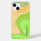 Modern Eligant retroline monogram Case-Mate iPhone Case (Achterkant)