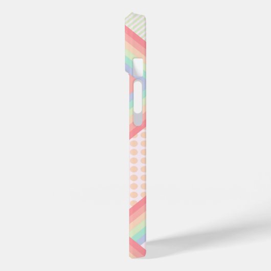 Modern Eligant retroline monogram Case-Mate iPhone Case (Achterkant / Links)