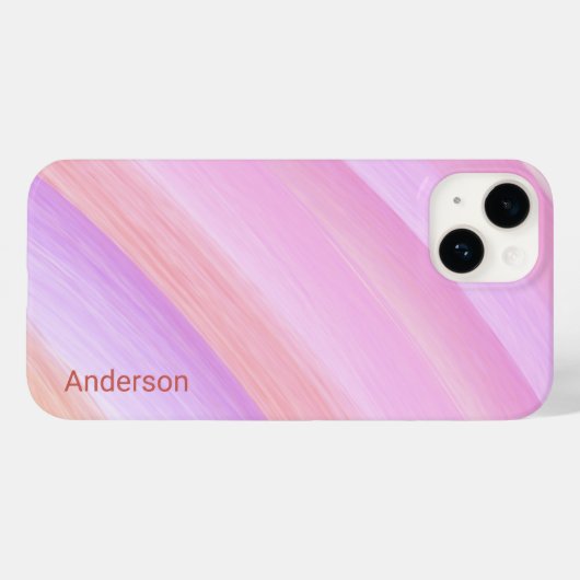 Modern Eligant retroline monogram Case-Mate iPhone Case (Achterkant (horizontaal))