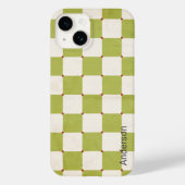 Modern Eligant retroline monogram Case-Mate iPhone Case (Achterkant)