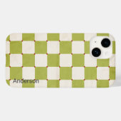 Modern Eligant retroline monogram Case-Mate iPhone Case (Achterkant (horizontaal))