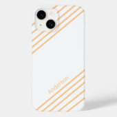 Modern Eligant retroline monogram Case-Mate iPhone Case (Achterkant)