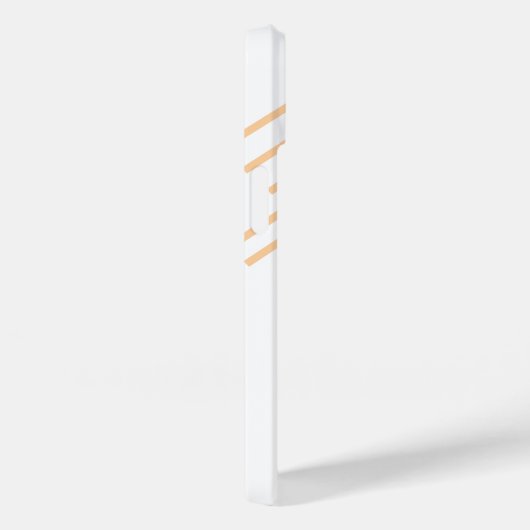 Modern Eligant retroline monogram Case-Mate iPhone Case (Achterkant / Rechts)