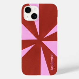 Modern Eligant retroline monogram Case-Mate iPhone 14 Hoesje