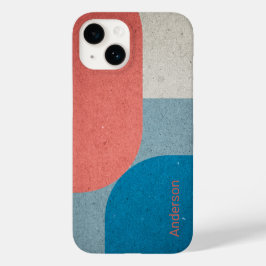 Modern Eligant retroline monogram Case-Mate iPhone 14 Hoesje