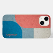 Modern Eligant retroline monogram Case-Mate iPhone Case (Achterkant (horizontaal))