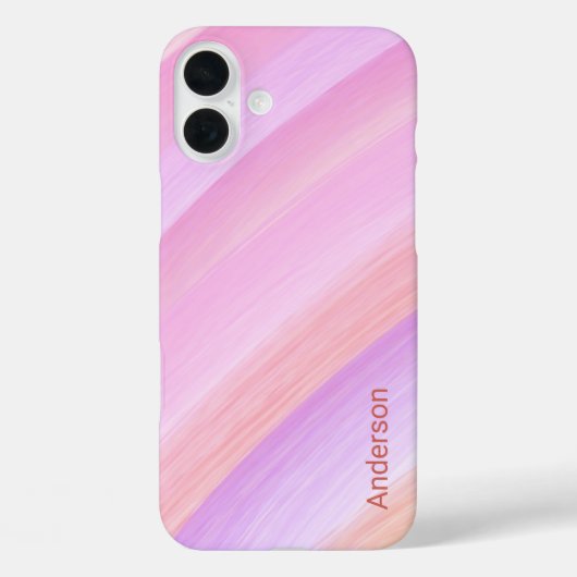 Modern Eligant retroline monogram Case-Mate iPhone Case (Achterkant)