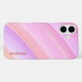 Modern Eligant retroline monogram Case-Mate iPhone Case (Achterkant (horizontaal))