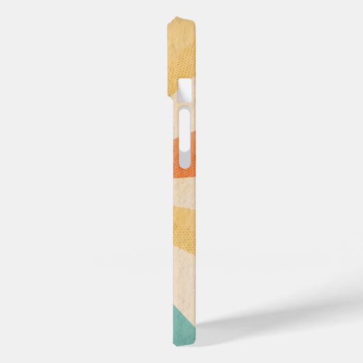 Modern Eligant retroline monogram Case-Mate iPhone Case (Achterkant / Links)