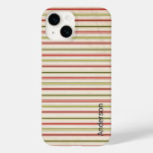Modern Eligant retroline monogram Case-Mate iPhone Case (Achterkant)